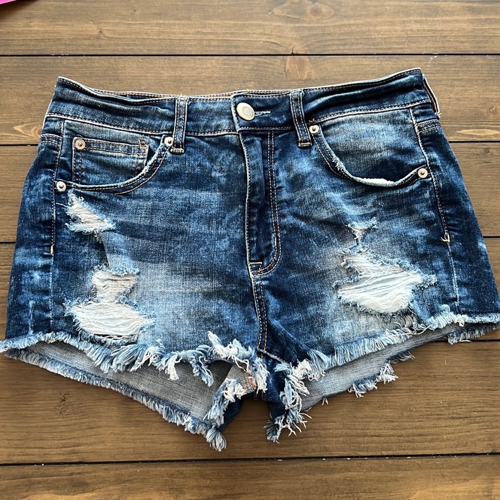 AEO super stretch denim shorts